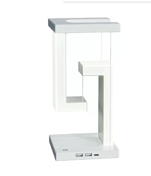 Liora Wireless Charging Table Lamp – Touch Sensor LED Bedside Lamp with USB & Fast Charging