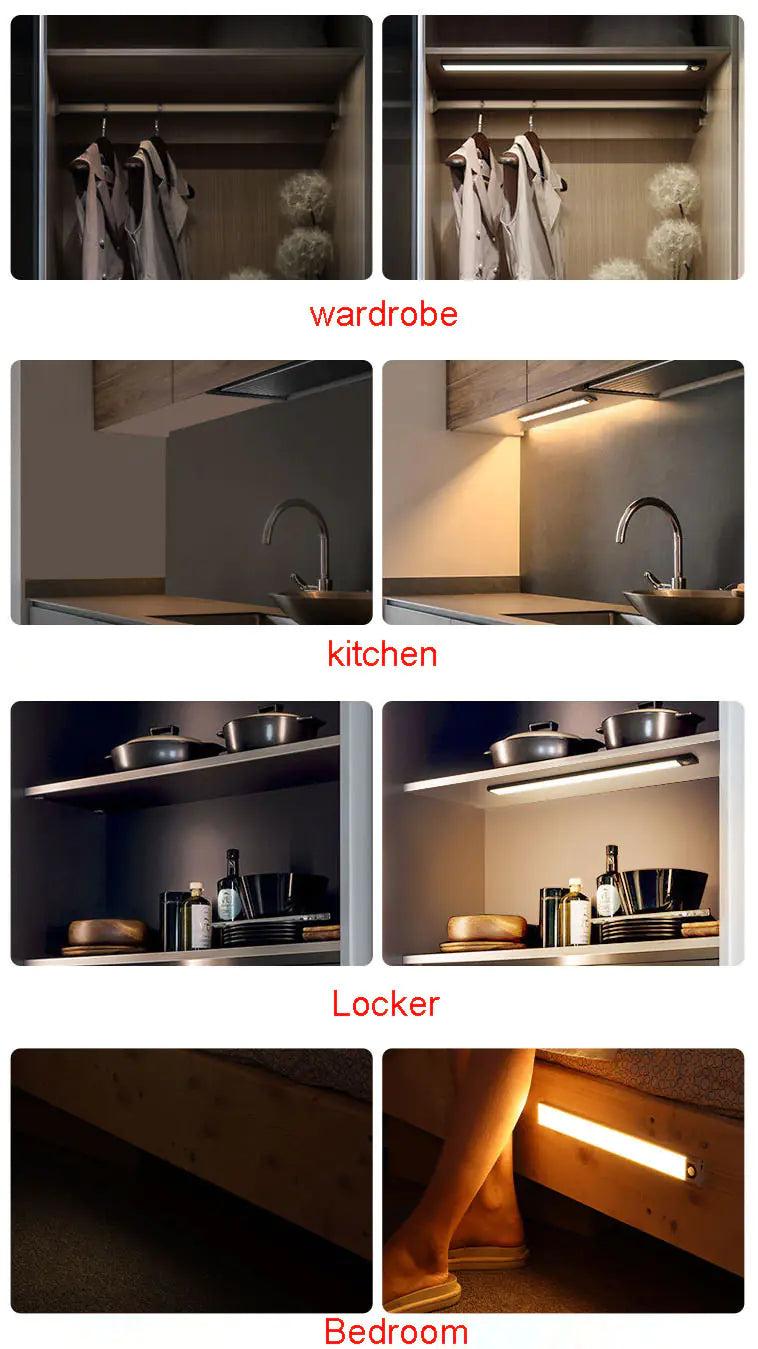 Liora Wireless LED Night Light — Motion Sensor, USB Rechargeable