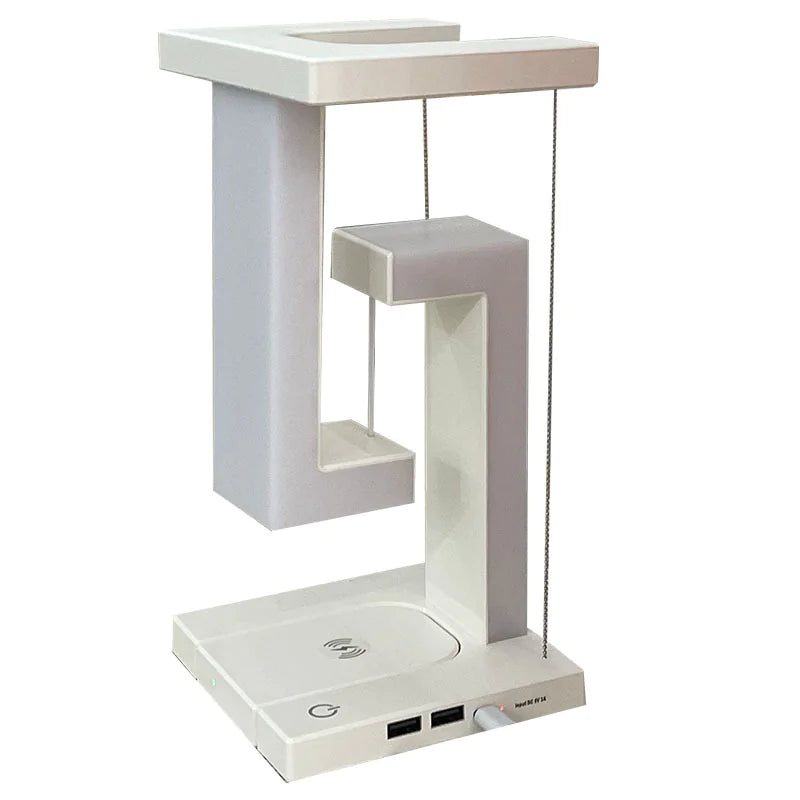 Liora Wireless Charging Table Lamp – Touch Sensor LED Bedside Lamp with USB & Fast Charging