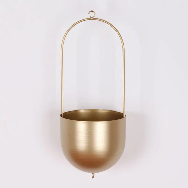 Liora Stackable Hanging Iron Planter — Single Piece for Indoor & Outdoor Décor