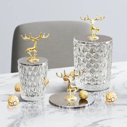Liora Retro Glass Storage Jars with Lids — Kitchen Décor & Organization