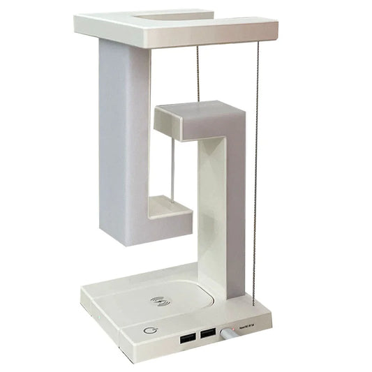Liora Wireless Charging Table Lamp – Touch Sensor LED Bedside Lamp with USB & Fast Charging